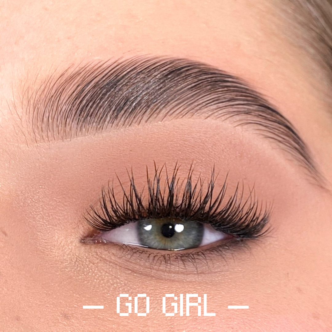 Premapped DIY lashes: Go it Girl